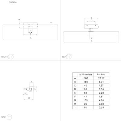 Eglo Spiegel wandlampVerdello wit - 900476