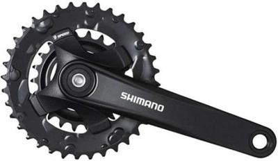 Shimano crankstel 2 x 9 speed altus fc-m101 met 175mm crankarm 36-22t met vierkante as zwart