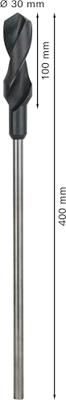 Bosch Accessories 2608597172 Bekistingsboor 30 mm Gezamenlijke lengte 400 mm Cilinderschacht 1 stuk(s)