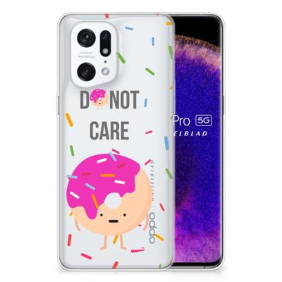 OPPO Find X5 Pro | Siliconen Case | Donut Roze