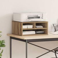 VidaXL Printerstand artisan eiken 49 x 40 x 22.5 cm bewerkt hout - thumbnail
