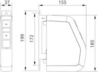 HOMEPILOT 10152330 RolloTron pure - AP Elektrische bandopwinder 23 mm Trekkracht (max.) 30 kg Opbouw (op muur) - thumbnail