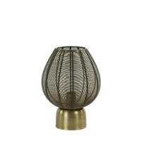 Light & Living Tafellamp 'Suneko' 34cm hoog, kleur Antiek Brons - thumbnail