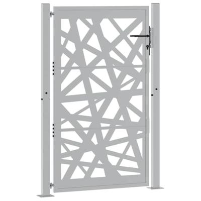 Poort met lichtontwerp 100x150 cm weervast staal