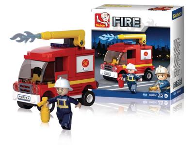 Sluban Fire Truck bouwstenen set