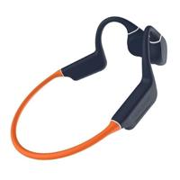 Creative Outlier Free Pro+ Draadloze waterdichte bone-conduction-hoofdtelefoon met verstelbare conducties, geïntegreerde 8 GB MP3, tot 10 uur batterijduur, geïntegreerde microfoon, blauw en oranje - thumbnail