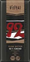 Vivani Chocoladereep Puur 92% Cacao Vivani Chocoladereep Puur 92% Cacao