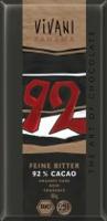 Vivani Chocoladereep Puur 92% Cacao - thumbnail