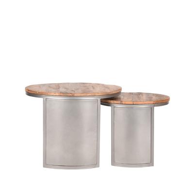 LABEL51 Salontafel 'Bunch', Set van 2, kleur Grijs