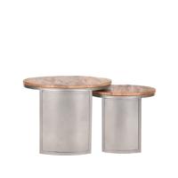 LABEL51 Salontafel 'Bunch', Set van 2, kleur Grijs - thumbnail