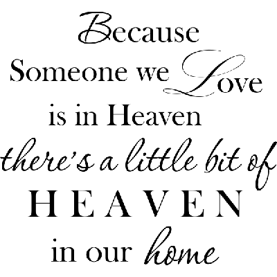 Someone we love - Muursticker Someone we love - Muursticker