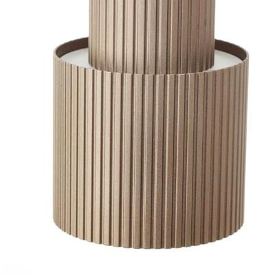 Brilliant Hanglamp rondCadiz 4-lichts zwart met brons - 60119/76