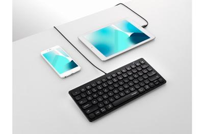 Kensington Compact iPad-toetsenbord met Lightning-connector (K75505US), zwart