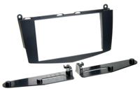 2-DIN Paneel Mercedes Benz C-Klasse W204 2007-2011 Kleur: Zwart - thumbnail