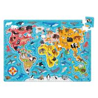 Banana Panda - puzzlove dieren over de hele wereld - 60st. - thumbnail