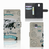 Samsung Galaxy Note 3 Telefoonhoesje met foto Retro VW Bus - thumbnail