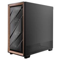 Antec FLUX Midi-tower PC-behuizing Zwart, Hout - thumbnail