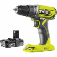 Ryobi R18DD2-220S | ONE+ | 18V | Li-ion | accu boor-/schroefmachine | set - 5133003821 - thumbnail