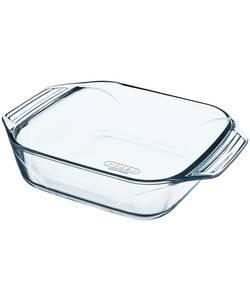 Pyrex ovenschaal vierkant 29x23cm glas Pyrex ovenschaal vierkant 29x23cm glas