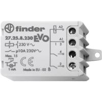 Finder 27.25.8.230.0000 Stroomstootschakelaar Inbouw 2x NO 230 V/AC 10 A 2300 VA 1 stuk(s) - thumbnail