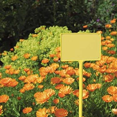 Moestuin Plaatetiketten 14cm - Geel - thumbnail