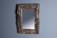 Spiegel sloophout 80x60 cm. - thumbnail