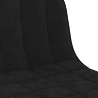 Barkrukken 2 st fluweel zwart - thumbnail