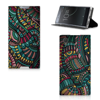 Sony Xperia L1 | Hoesje met Magneet | Aztec