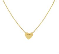TFT Collier Geelgoud Hart 1,0 mm x 40 42 cm - thumbnail