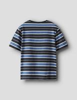 T-shirt jongen NAME IT Boxy-Fit blauw - thumbnail