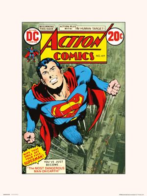 Kunstdruk DC Comics - Action Comics 419 30x40cm