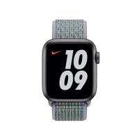 Apple origineel Nike Sport Loop Apple Watch 38mm / 40mm / 41mm Obsidian Mist - MGQH3ZM/A - thumbnail