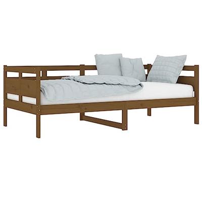 Slaapbank massief grenenhout honingbruin 90x190 cm Slaapbank massief grenenhout honingbruin 90x190 cm
