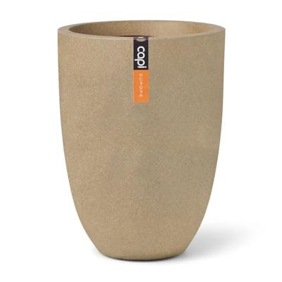 Elegante lage vaas - CAPI EUROPE - Gladde NL - 34 x 46 cm - Beige