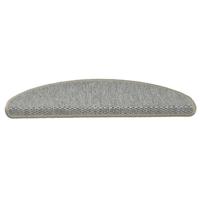 Trapmatten zelfklevend 15 st sisal-look 65x21x4 cm grijs - thumbnail