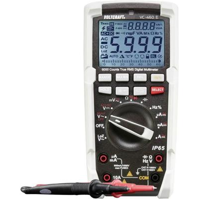 VOLTCRAFT VC-460 E Multimeter Kalibratie (ISO) Digitaal Sproeidicht (IP65) CAT III 1000 V, CAT IV 600 V Weergave (counts): 6000