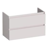 Brauer Joy - Onderkast Ondiep - 80 cm - met 2 Softclose Lades Greeploos en 1 Sifon Uitsparing - Mat Zand - thumbnail