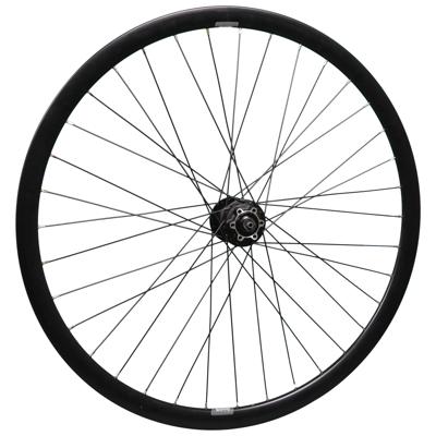 Qibbel Voorwiel 28" disc 475 naaf uitval dutch 19 velg 36g zwart