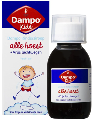 Dampo Kindersiroop Alle Hoest + Vrije Luchtwegen
