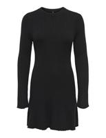 Only Onlmichella Ls O-neck Dress Knt Noos Jurken Black - thumbnail