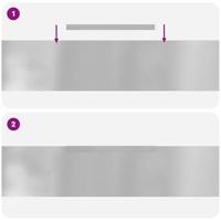 Tuin Grasperkafwerking 4 pcs Zilver 450 x 20 cm - thumbnail