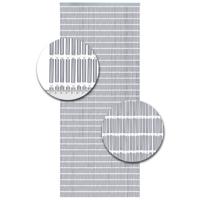 Vliegengordijn Hulzen Zilver - 90cm x 210cm - thumbnail