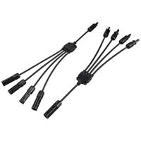 Sygonix SY-6407994 Zonne-energie-aansluitingen Adapterkabel Zwart 46.5 cm - thumbnail