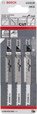 Bosch Accessoires Decoupeerzaagblad U 101 B Clean for Wood 3st - 2608630565 Bosch Accessoires Decoupeerzaagblad U 101 B Clean for Wood 3st - 2608630565