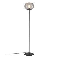 Nordlux Alton 27.5 vloerlamp zwart & smokeglas schakelaar & E27 fitting 150 cm - thumbnail