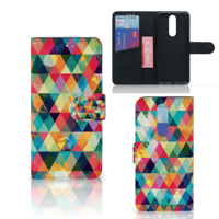 Alcatel 3 (2019) Telefoon Hoesje Geruit - thumbnail