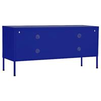 VidaXL Tv-meubel 105x35x50 cm staal marineblauw - thumbnail