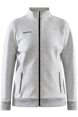 Craft 1910627 Core Soul Full Zip Jacket Wmn - Grey Melange - M Craft 1910627 Core Soul Full Zip Jacket Wmn - Grey Melange - M