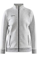 Craft 1910627 Core Soul Full Zip Jacket Wmn - Grey Melange - M - thumbnail