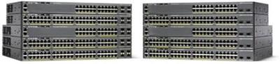 Cisco WS-C2960X-24TS-LL Catalyst 2960-X Switch (24x 10/100/1000 Ethernet-poort, 2x SFP, LAN-Lite)
